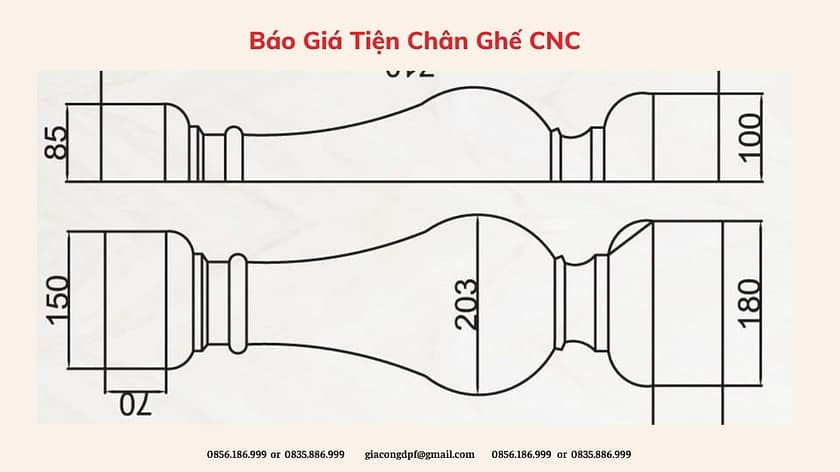 CNC Chair Leg Lathe Price Quote - PDF file format